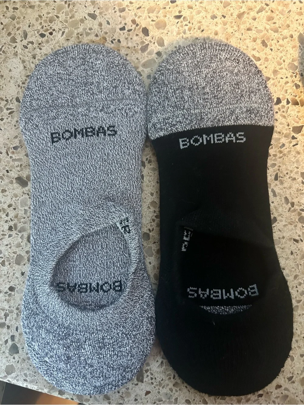 Bombas Women’s No-Show Socks - Gray & Black